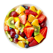 Normal Bowl Contains maximum 4 Fruits